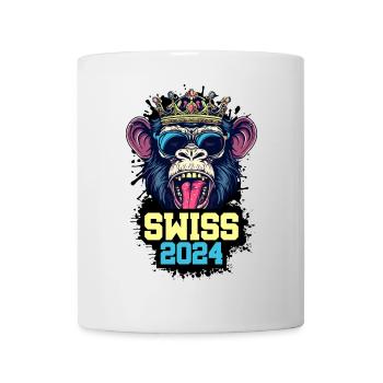 Suisse 2024 Monkey Swiss - Mug blanc - blanc - Devant