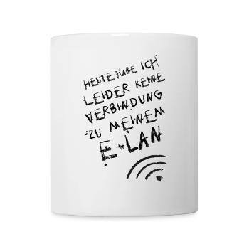 leider habe ich leider keinen elan - Tasse - Weiß - Vorne