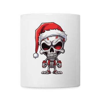 Squelette du Père Noël - Mug blanc - blanc - Devant