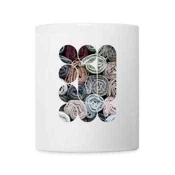 Ästhetische Harmonie der Stoffe - Tasse - Weiß - Vorne