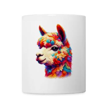 Alpaka - Tasse - Weiß - Vorne