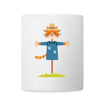 Scarecrow Cat - Mug - white - Front