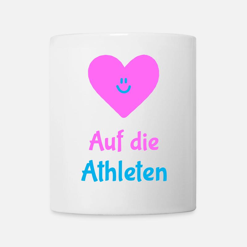 To the athletes: Mental strength first - Mug - white