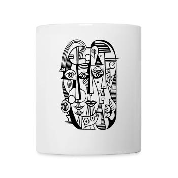 Aline Eline Yline - Tasse - Weiß - Vorne