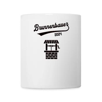 Brunnenbauer 2024 Beruf Brunnenbauerei Lehre Azubi - Tasse - Weiß - Vorne