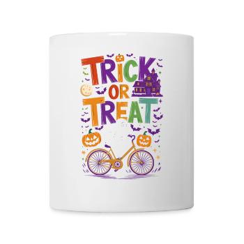 Halloween Skeleton Bat Bike Adventure - Mug - white - Front