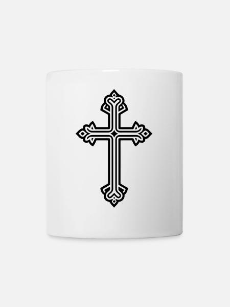 Cross Symbol Christianity - Mug - white