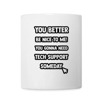 Tech Support - Mug - white - Front
