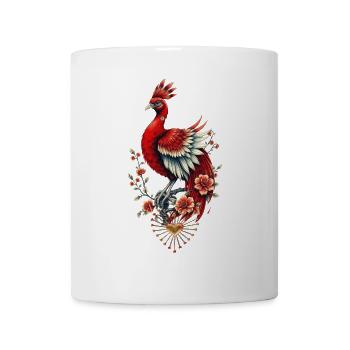 Starren Sie in die Unendlichkeit auf einen majestätischen Vogel - Tasse - Weiß - Vorne