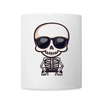 Halloween Skeleton Sunglasses - Mug - white - Front