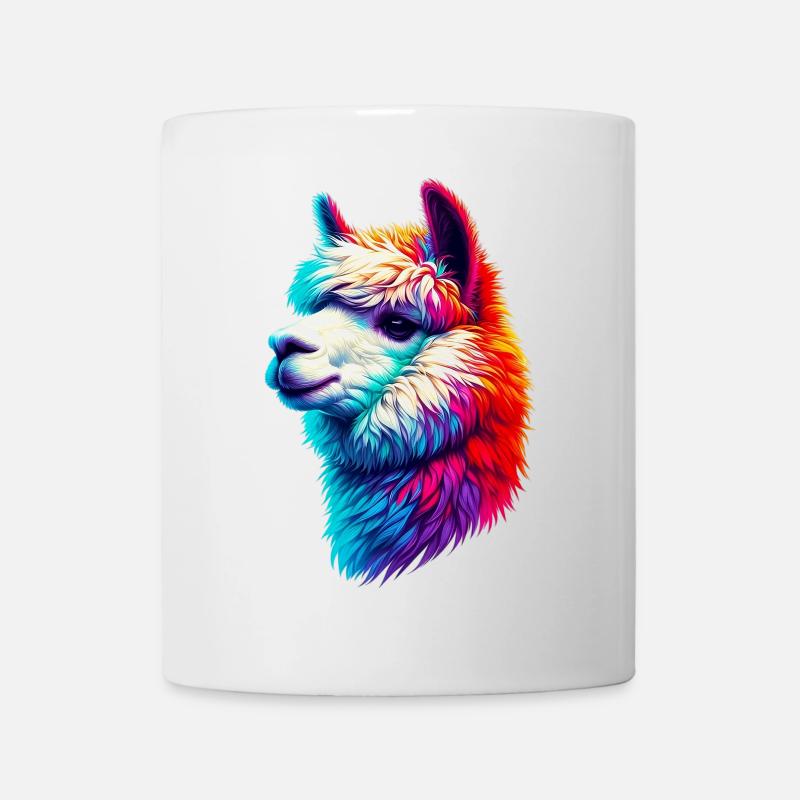 Alpaka - Tasse - Weiß