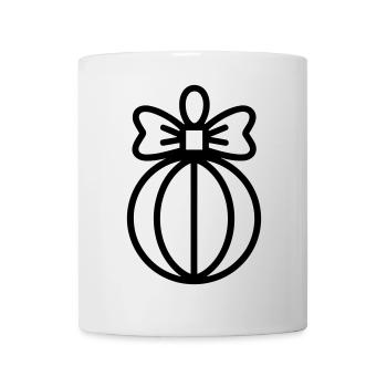 Weihnachtskugel - Tasse - Weiß - Vorne