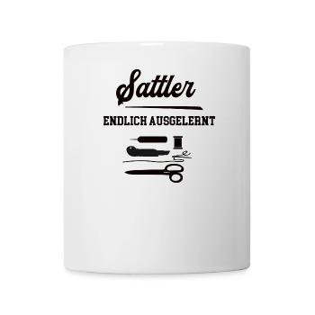 Sattler Ausbildung Bestanden Azubi Sattlerei - Tasse - Weiß - Vorne