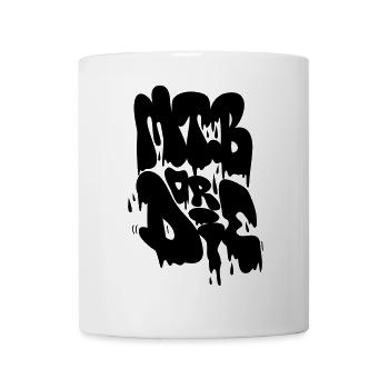 MTB – Mountainbike Trail Design - Tasse - Weiß - Vorne