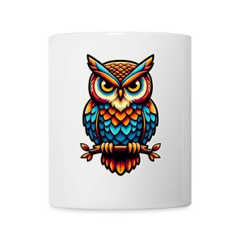 Owl - Mug - white - Front