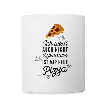 Funny Sayings Pizza - Mug - white - Front