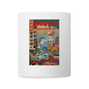Retro Noodle Quest Comic - Tasse - Weiß - Vorne