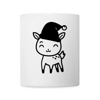 Hirsch - Tasse - Weiß - Vorne