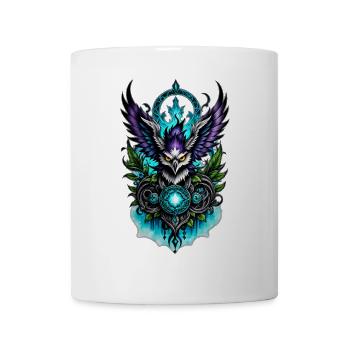 Eule mit magischen Elementen. - Tasse - Weiß - Vorne