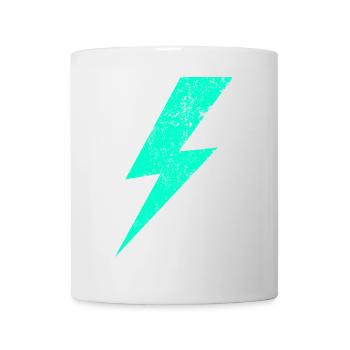 Flash électrique au pastel - Mug blanc - blanc - Devant