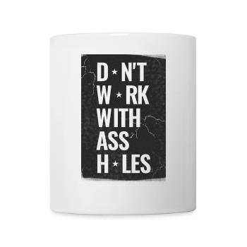 Work colleagues are stressed - Mug - white - Front