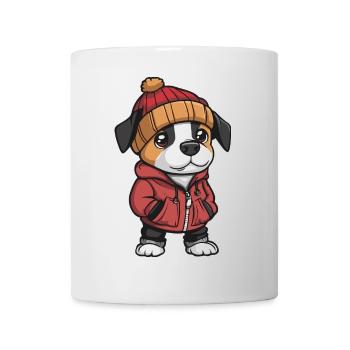 Jack Russell Terrier Chien Élégant - Mug blanc - blanc - Devant