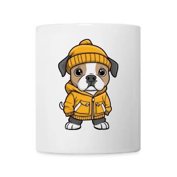 American Staffordshire Terrier Chien Élégant - Mug blanc - blanc - Devant