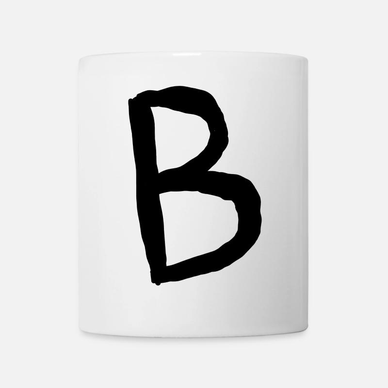 Buchstaben B - Tasse - Weiß