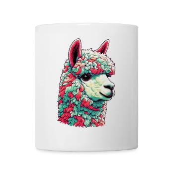 Alpaka - Tasse - Weiß - Vorne