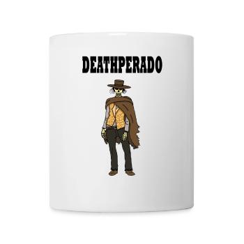 Cowboy squelette - Mug blanc - blanc - Devant