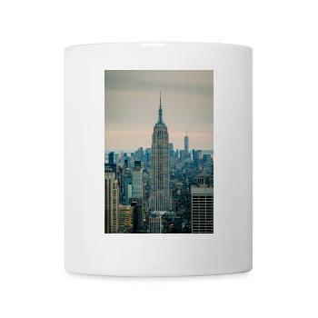 New York Skyline Blick - Tasse - Weiß - Vorne