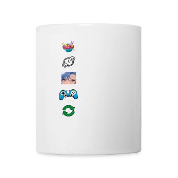 Manger Dormir Anime Gaming Répéter Kawaii Otaku Anime - Mug blanc - blanc - Devant