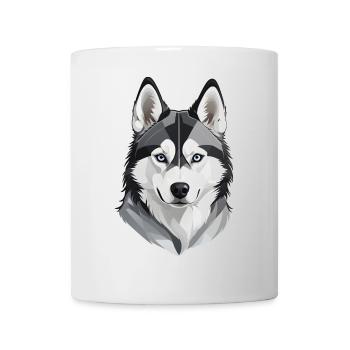 Cute Husky Head - Mug - white - Front