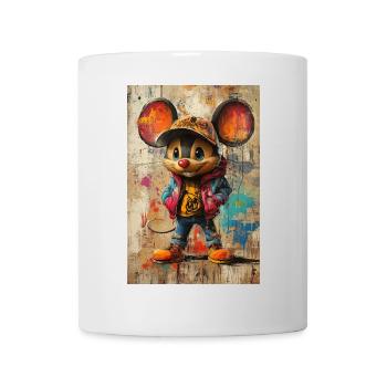 Graffiti Mouse Streetwear - Mug - white - Front