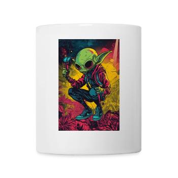 Néonalie dans la jungle des couleurs - Mug blanc - blanc - Devant
