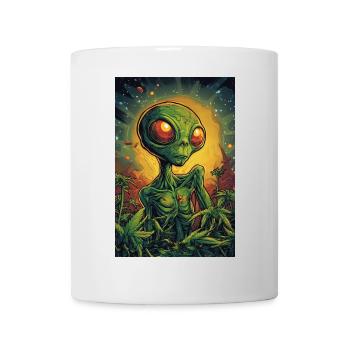 Dschungelalien Neonauge - Tasse - Weiß - Vorne