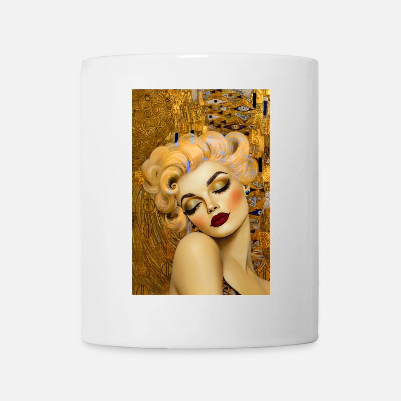 Klimt Poster Marilyn - Mug - white