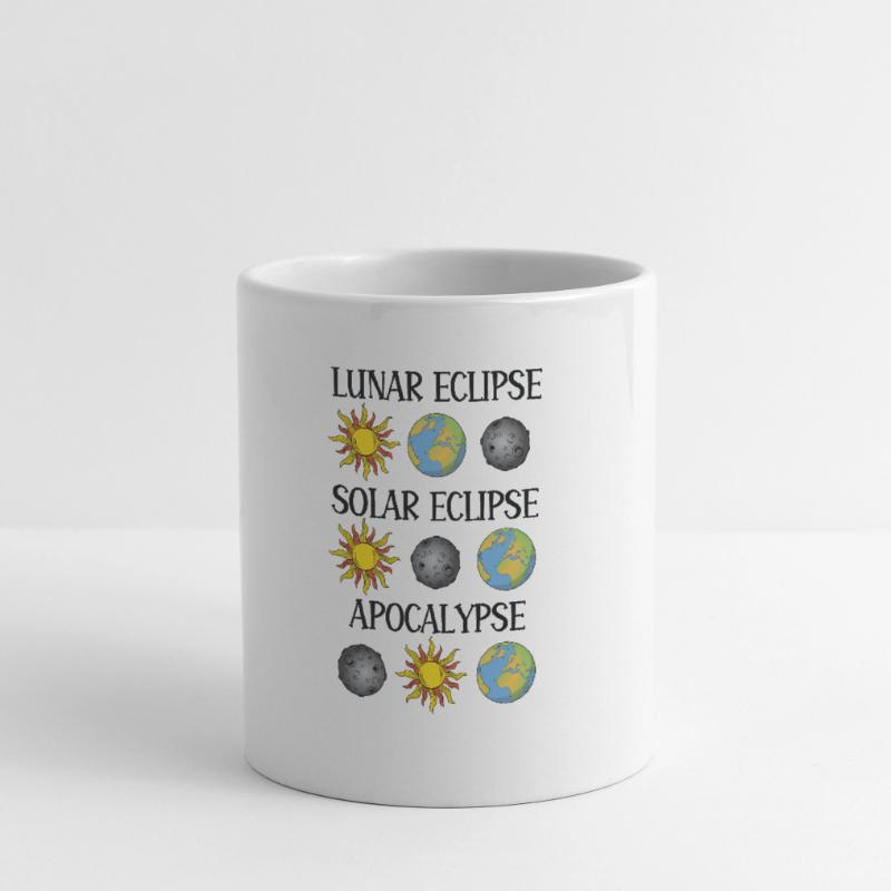 Lunar Eclipse Solar Eclipse Apocalypse Mug