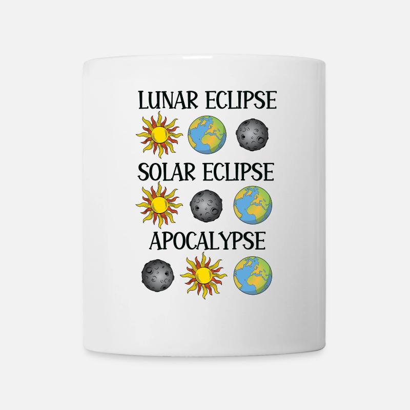 Mondfinsternis Sonnenfinsternis Apokalypse - Tasse - Weiß