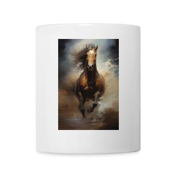Pferd - Tasse - Weiß - Vorne