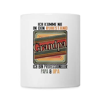 I'll Never Retire Dad Grandpa - Mug - white - Front