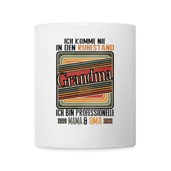 Grand-mère – Maman et grand-mère professionnelles - Mug blanc - blanc - Devant