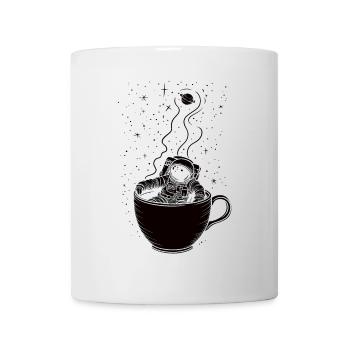 Kaffee Astronaut - Tasse - Weiß - Vorne
