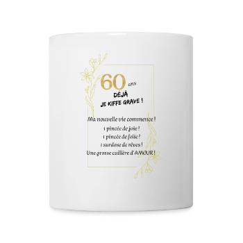 60 ans déjà ! - Mug blanc - blanc - Devant