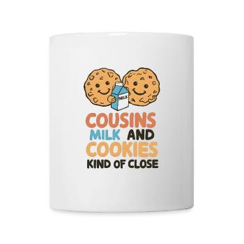 Milch und Kekse Cousins - Tasse - Weiß - Vorne