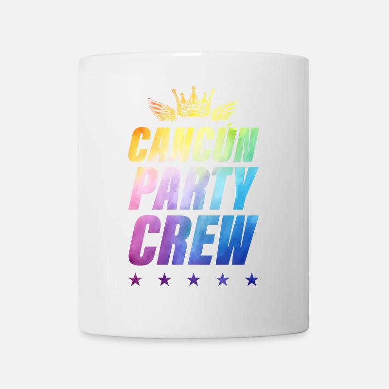 Équipe de fête de Cancun - Mug blanc - blanc
