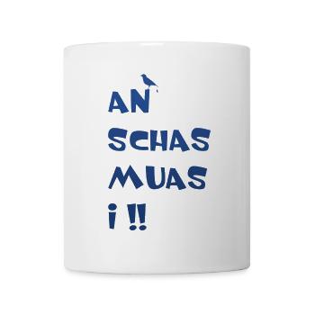 An Schas muas i - Tasse - Weiß - Vorne