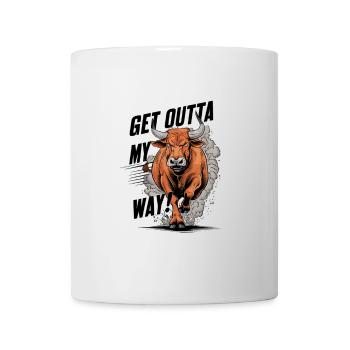 Loading ox on the road - Mug - white - Front