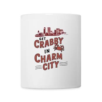 Get Crabby in Charm City - Tasse - Weiß - Vorne
