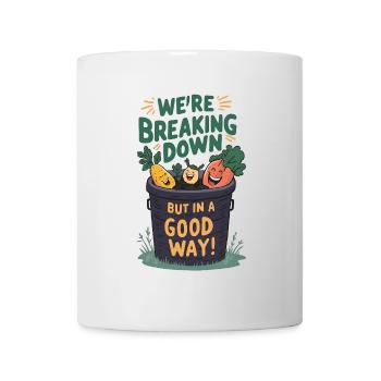 Breaking Down Compost - Tasse - Weiß - Vorne